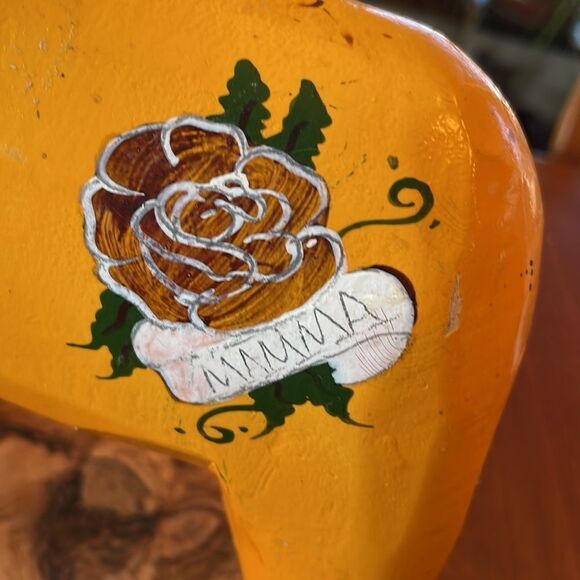 Vintage Ikea Dala Swedish Folk Art Wooden Horse - Picture 5 of 8